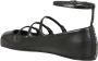 Alexander mcqueen Cage Ballerinas Leather Black in zwart - Thumbnail 8