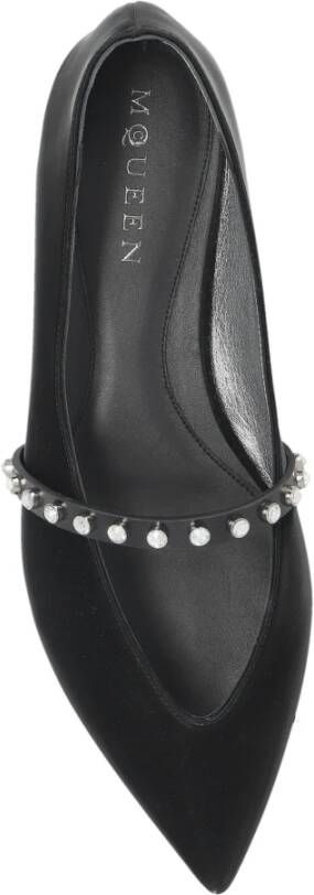 Alexander McQueen Ballerina's met glinsterende kristallen