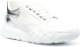 Alexander mcqueen Witte Leren Sneakers met Zilveren Hielkap Wit Heren - Thumbnail 2