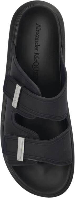 Alexander McQueen Blauwe Hybride Sandalen in Italiaanse Stijl
