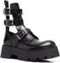 Alexander mcqueen Zwarte enkellaarzen voor vrouwen Black Dames - Thumbnail 9
