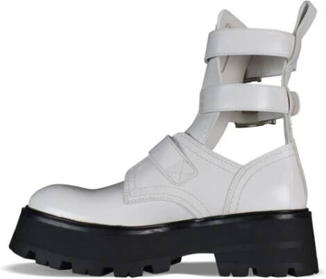 alexander mcqueen Boots White Dames