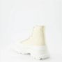 Alexander mcqueen Chunky Sole Leren Veterschoenen Beige Dames - Thumbnail 2