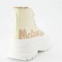 Alexander mcqueen Chunky Sole Leren Veterschoenen Beige Dames - Thumbnail 3