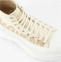 Alexander mcqueen Chunky Sole Leren Veterschoenen Beige Dames - Thumbnail 4