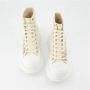 Alexander mcqueen Chunky Sole Leren Veterschoenen Beige Dames - Thumbnail 5
