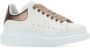 Alexander mcqueen Bronzen Hiel Witte Leren Sneakers White Dames - Thumbnail 2