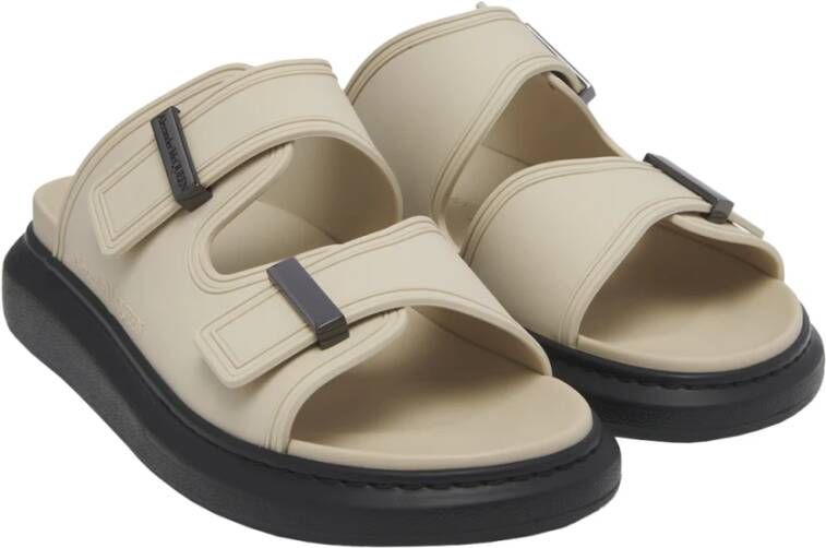 Alexander McQueen Bruine Rubber Sneakers