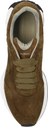 Alexander McQueen Bruine Sprint Runner Veterschoenen