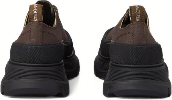 Alexander McQueen Bruine Tread Lace-Up Schoenen Urban Stijl