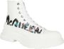 Alexander mcqueen Canvas Tread Slick Sneakers White Heren - Thumbnail 2