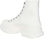 Alexander mcqueen Canvas Tread Slick Sneakers White Heren - Thumbnail 3