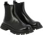 Alexander mcqueen Zwarte platte schoenen met uitlopende lug zool Black Dames - Thumbnail 4