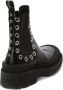 Alexander mcqueen Tread Slick Ankle Boots Black White Leather Zwart Heren - Thumbnail 9