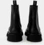 Alexander mcqueen Boots Worker Punk Ankle Boots Black White Leather in zwart - Thumbnail 3