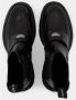 Alexander mcqueen Boots Worker Punk Ankle Boots Black White Leather in zwart - Thumbnail 4