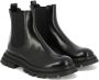 Alexander mcqueen Zwarte platte schoenen met uitlopende lug zool Black Dames - Thumbnail 8