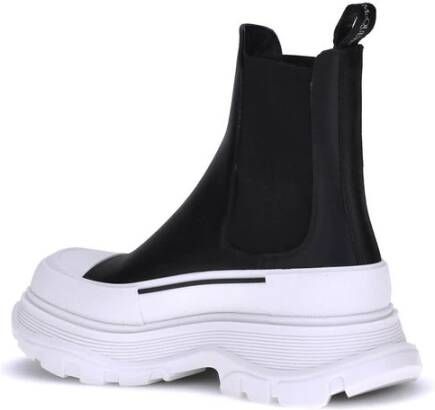 Alexander McQueen Chelsea Enkellaarzen met Profielzool