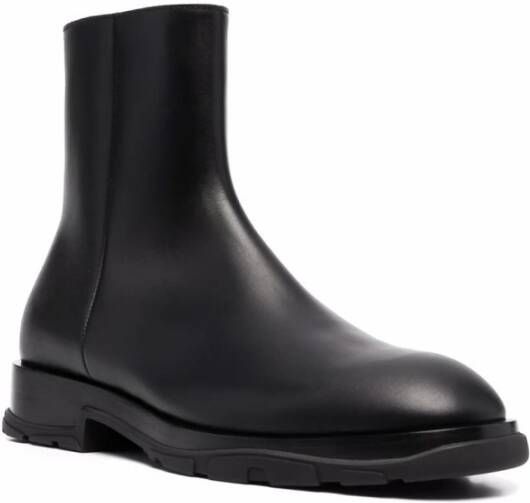 alexander mcqueen Slim Tread Chelsea Laarzen Zwart Heren