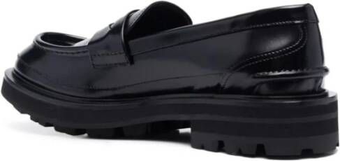 alexander mcqueen Chunky Penny Loafers Zwart Leer Black Heren