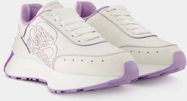 alexander mcqueen Chunky Sole Multicolor Leren Sneakers Multicolor Dames