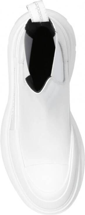 alexander mcqueen Chunky Sole Sneakers Vrouwen Elastische Inzetstukken White Dames