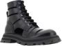 Alexander mcqueen Cut-out Gevechtslaarzen Black Dames - Thumbnail 2