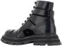 Alexander mcqueen Cut-out Gevechtslaarzen Black Dames - Thumbnail 3
