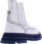 Alexander mcqueen Boots & laarzen Dames Chelsea Boot Wander Wit Blauw in wit - Thumbnail 4