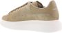 Alexander mcqueen Beige Leren Oversized Sneakers Beige Dames - Thumbnail 6