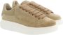 Alexander mcqueen Beige Leren Oversized Sneakers Beige Dames - Thumbnail 8