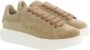 Alexander mcqueen Dames Oversized Sneaker Suede Beige Dames - Thumbnail 4