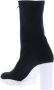 Alexander mcqueen Boots & laarzen Dames H.Boot Fabri.S.Rubb. Scuba Sof in zwart - Thumbnail 3