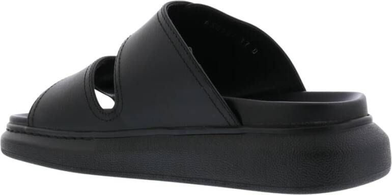 alexander mcqueen Dames Sandal Leath S.Rubb. Matt Veg. Black Dames