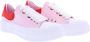 Alexander mcqueen Low-Top Sneakers Dames Sneaker Fabri.S.Gomm Ca.S. Sen in poeder roze - Thumbnail 5
