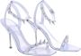 Alexander mcqueen Dames Spike Sandal Silver Gray Dames - Thumbnail 4