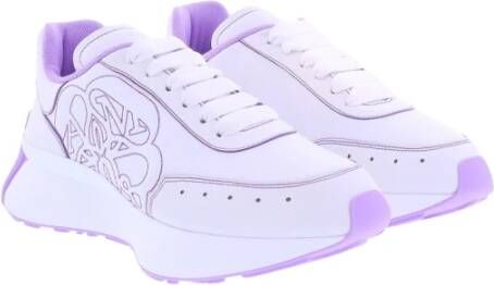 alexander mcqueen Dames Sprint Runner wit lila Multicolor Dames