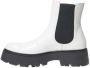 Alexander mcqueen Elegante Monochrome Leren Laarzen White Dames - Thumbnail 5