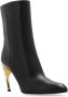 Alexander mcqueen Zwarte leren Armadillo hak enkellaarsjes Black Dames - Thumbnail 8