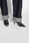 Alexander mcqueen Zwarte Biker Enkellaarzen met Punk-stijl Neus Black Dames - Thumbnail 5