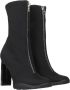 Alexander mcqueen Enkellaarzen van stof Zwart Dames - Thumbnail 2