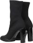 Alexander mcqueen Enkellaarzen van stof Zwart Dames - Thumbnail 4