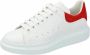 Alexander mcqueen Witte Leren Sneakers met Rode Suède Spoiler White Heren - Thumbnail 8