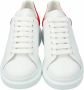 Alexander mcqueen Witte Leren Sneakers met Rode Suède Spoiler White Heren - Thumbnail 9