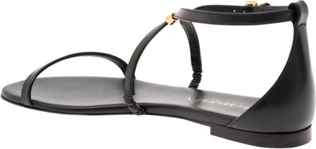 alexander mcqueen Flat Sandals Black Dames