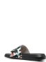 Alexander mcqueen Stijlvolle Sliders voor Heren Zwart Heren - Thumbnail 5