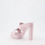 Alexander mcqueen Platform Sandaal van Porselein Leer Pink Dames - Thumbnail 5