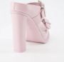 Alexander mcqueen Platform Sandaal van Porselein Leer Pink Dames - Thumbnail 6