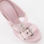 Alexander mcqueen Platform Sandaal van Porselein Leer Pink Dames - Thumbnail 7
