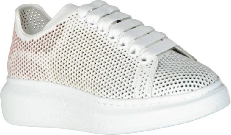 alexander mcqueen Gestippelde Cut-Out Sneakers Vrouwen Italië White Dames